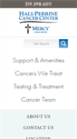 Mobile Screenshot of hallperrinecancercenter.org